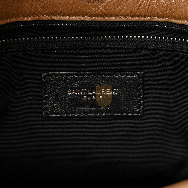 YSL NIKI MEDIUM CHAIN BAG IN CRINKLED VINTAGE LEATHER 6331581205076 (28*20*8.5cm)